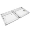 12 Position Wall Mounted Key Storage Box Aluminum Alloy for Car and Office Keys