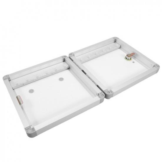 12 Position Wall Mounted Key Storage Box Aluminum Alloy for Car and Office Keys