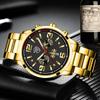 2pcs/set, 1pc Fashion Men's Business Quartz Wrist Watch with Stainless Steel Strap & 1pc Bracelet, Men's Gifts