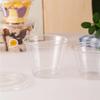 10Pcs/set Plastic Yogurt Parfait Cups with Lids and Spoons Clear Dessert Cups 180/250ml Storage Containers Kitchen Accessories