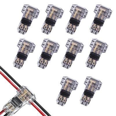 Samcos Double T Type Wiring Connector, Wiring Branch Connector, Easy
