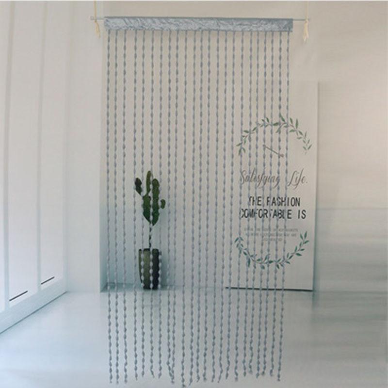 Nordic Style Lighttransmitting Tassel Curtain For Hotel Wedding Salon Decor