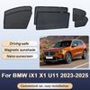 Sun Shades For BMW iX1 X1 U11 2023 2024 2025 Sunshades Magnetic Heat Insulation Window Windshield Visor Car Accessories