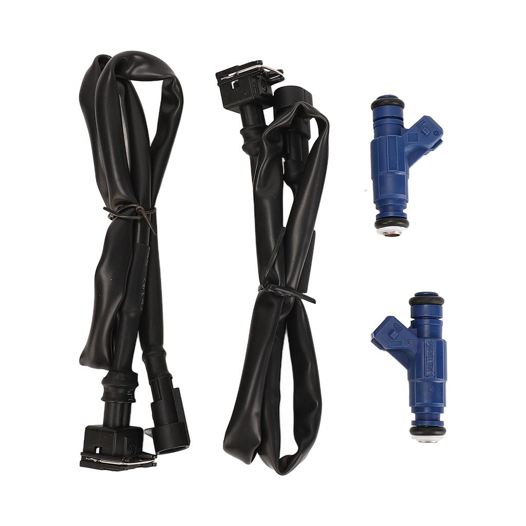 Fuel Injector Set with Pigtail Harness 1202863 Replacement for Polaris Ranger Sportsman RZR