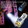 Three-Eyed Monster Mini Flashlight Super Bright Pocket Flashlight Torches 5 Modes Rechargeable & Waterproof Handheld Flashlight