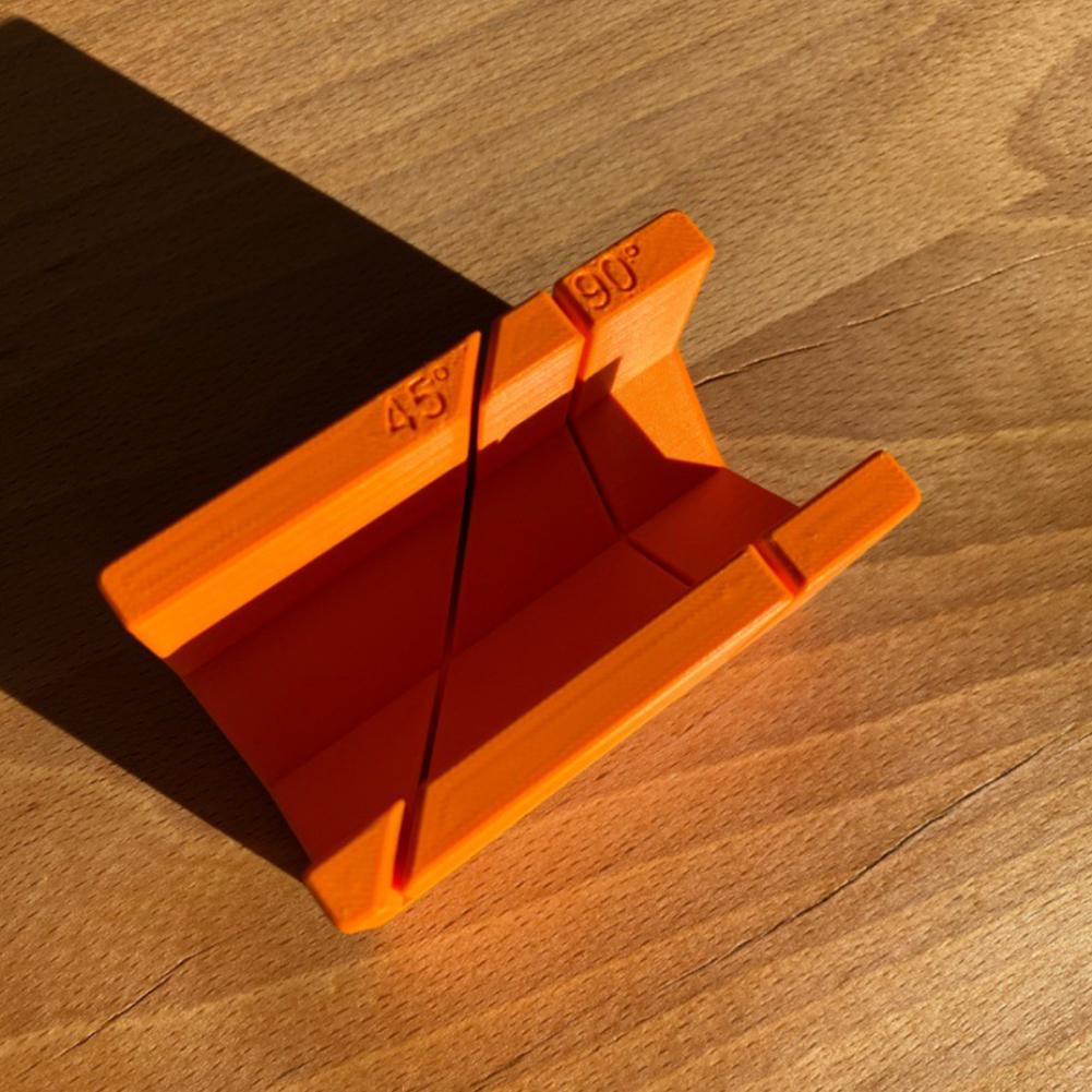 Miter Saw Box Wood Cutting Box Multi-Function 45°/90° Adjustable Miter Box Preset Cutting Box for Woodworking Crafting Carpentry