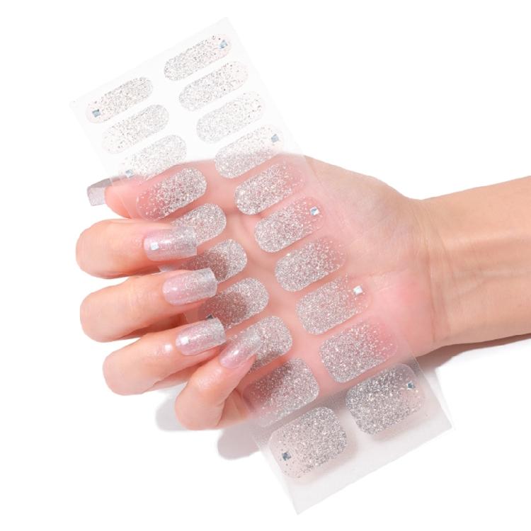 20Pcs Multi-Colors Nail Polish Strips Adhesive Gel Nail Sticker Gel Nail Strips
