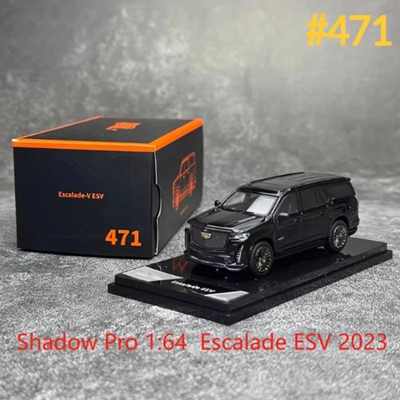 

SHADOW Pro Diecast 1:64 Scale Escalade ESV 2023 Alloy Car Model Static Collection Decorated Holiday Gifts Toys