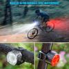 USB Rechargeable High Brightness Bicycle Front & Rear Lights for Night Riding