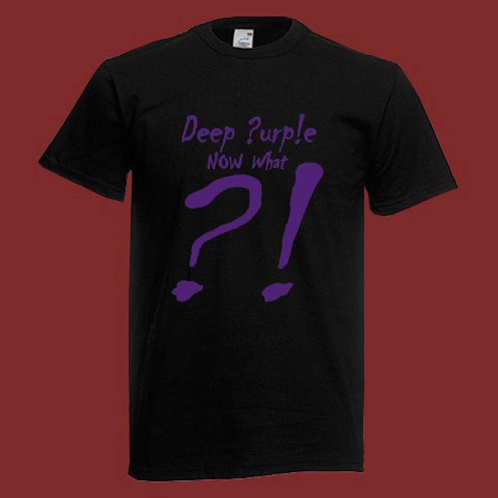 DEEP PURPLE NOW WHAT Men s Black Size S-5XL L