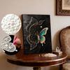 Pearl DIY Butterfly Art Kits 15.7x19.6inch Gem Art Pearl Painting Kits Without Frame for Adults Gift Idea Home Wall Decor