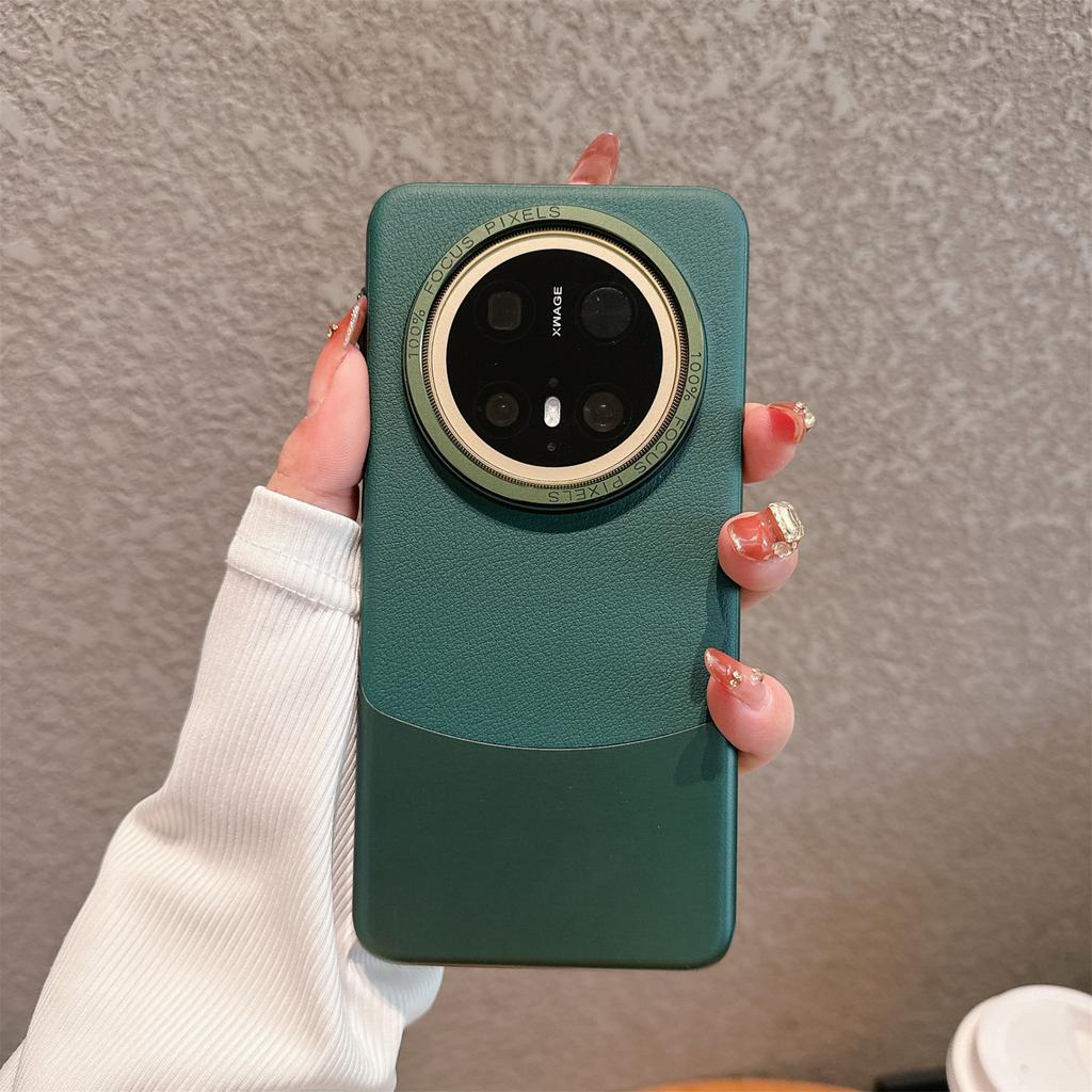 Nappa Leather Phone Case For Huawei Mate 60/50 Pro/Mate30/Pura 70 Pro/P80 Ultra Luxury Shockproof Trendy Protective Cover