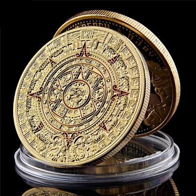Maya Aztec Calendar Umění Proroctví Kultura Pamětní mince Sběratelské předměty
