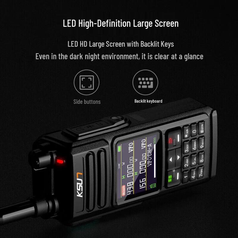 KSUN TFSI UV75P Full-Band IP68 Waterproof Walkie-Talkie (CN Version)