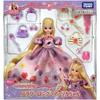Takara Tomy Licca-chan Doll LD-31 Fantasy Princess Flower Long Hair Dress-Up Toy for Ages 3 and Up
