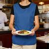 Heavy Duty Craft Apron for Women Unisex Cobbler Smock with 2 Deep Pockets, Adjustable Side Work Pockets Ties Server Apron, Polyester Vest Kitchen