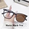 New Pochromic Square Sunglasses Rectangle Fashion Women Men Shades Sun Glasses for Female Male Traveling Oculos Plain Glasses
