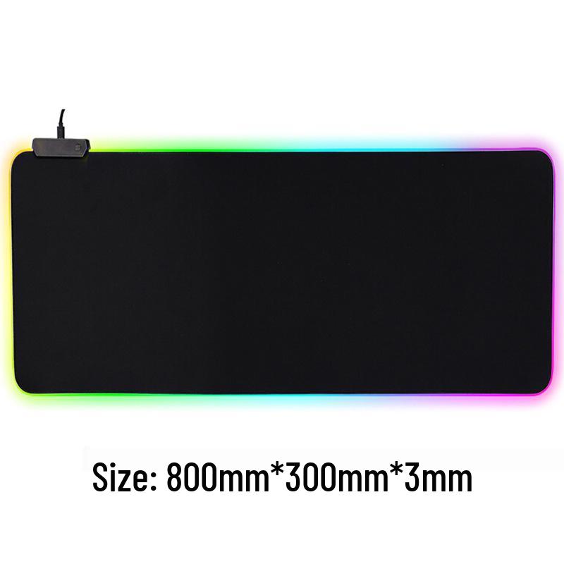 

Игровой коврик для мыши со светодиодной RGB-подсветкой - Светящийся киберспортивный офисный аксессуар