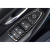 Door Window Lift Switch Trim For 2013- BMW 3 4 Series GT Real Carbon Fiber