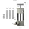 Stainless Steel Sausage Meat Stuffer Horizontal Sausage Maker Homemade Kitchen Meat Sausage Maker Tool Sausage Filler