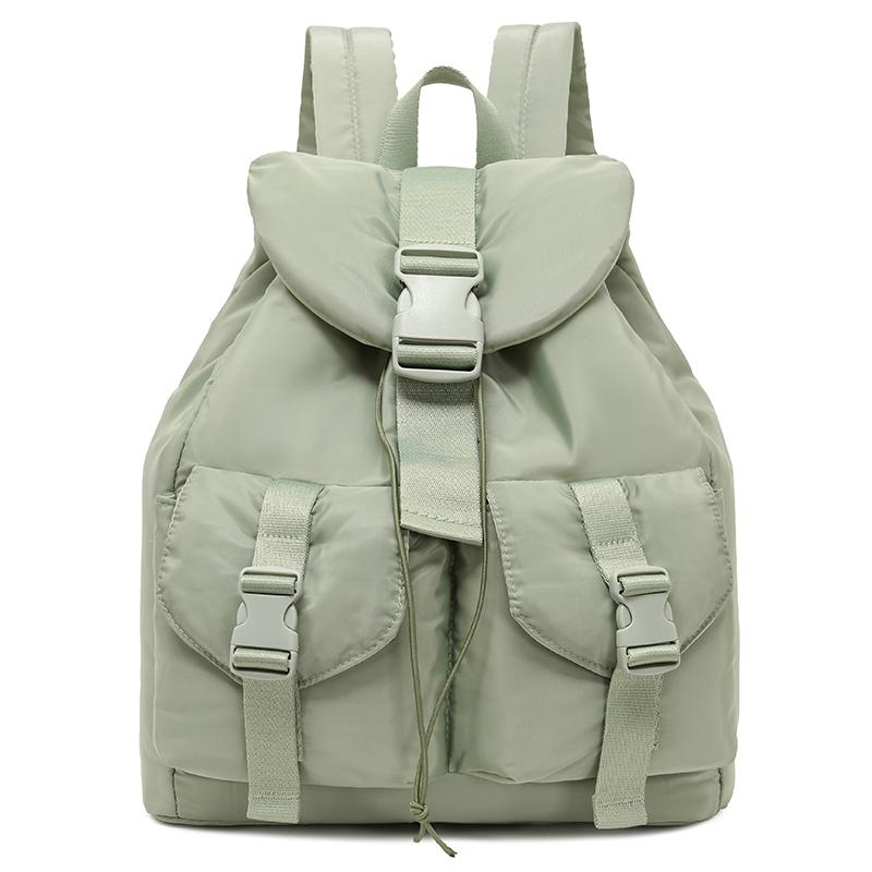 Large Capacity Lightweight Backpack Solid Color Backpack