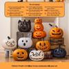 Luminous White Pumpkin Lantern: Large Halloween Decoration for Shopping Malls & Theme Events