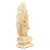 Special Buddhist Statue Standing Acala inches height width 12 depth Cypress Wood Carving with Flame Halo and Square Rock 1129 Kurita's [Myo-o] Statue,