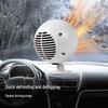 Dual Voltage Car Heater & Defroster: 12V/24V Quick-Heating Fan