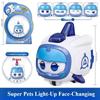 Super Wings Cartoon Transforming Toys Jett Paulie Dizzy Mira Wish Protector with Energy Ball  Gift