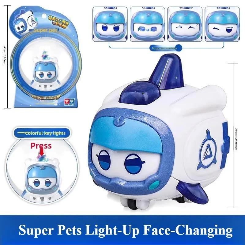 Super Wings Cartoon Transforming Toys Jett Paulie Dizzy Mira Wish Protector with Energy Ball Gift