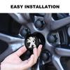 Pegatina para Coche 4uds Pegatinas Decorativas Metálicas para Tapacubos de Rueda de Coche Para Peugeot 206 207 208 306 307 308 406 407 408 301 106 107 108 2008 300