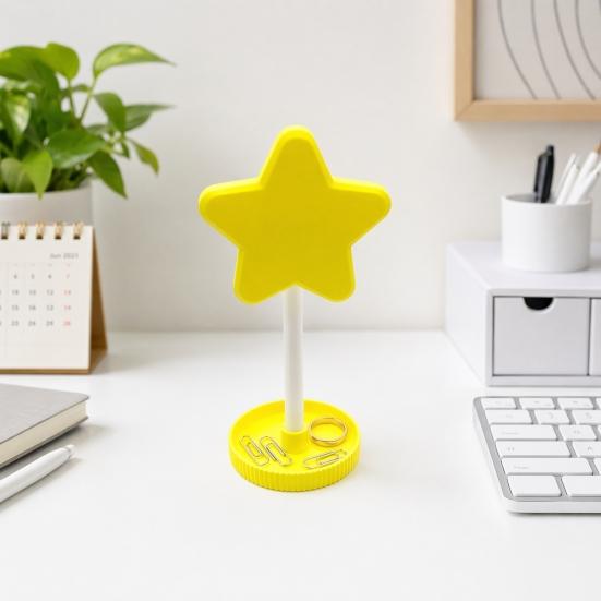 3D-printet Hovedtelefonholder, Stjerneformet Headsetholder, Øretelefonholder med Kabelholder, Fleksibel Hovedstøtte med Solid Base til Alle Hovedtelefonstørrelser
