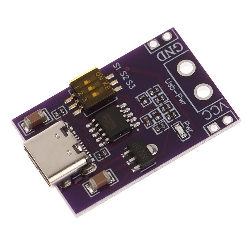 1 Stück Pd/Qc/Afc Schnelllade-Dummy-Trigger Unterstützung 5V 9V 12V 15V 20V Festspannungsausgang Type-C USB für Telefon und Solar