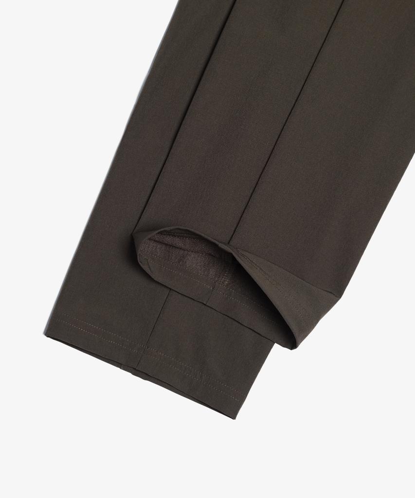 Baellob Women'S Plain Good Basic Pants Dark Beige