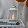 LED Night Light, Mini Lantern Candle Lamp, Retro Warm Glow Decorative Light for Christmas Halloween Party Home Bar Table Decor