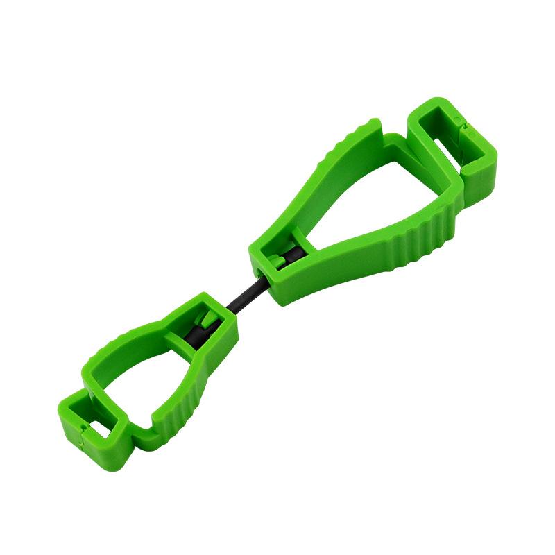

Heavy Duty Plastic Clip for Work Gloves Durable Grip Tool Holder with Strong Clamping Force Suitable for Industrial and Household Use One Size зелений