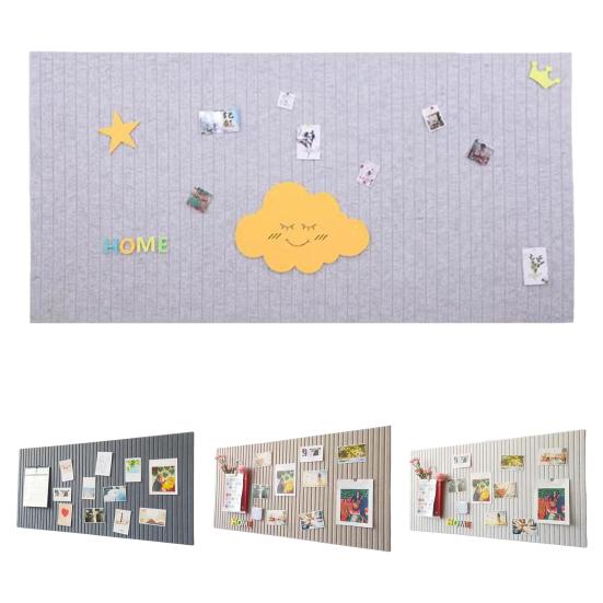Large Felt Bulletin Board Cork Board Alternative Acoustical Wall Panel Home Office Classroom Kindergarten Wall DIY Picture Photo Decorative Board