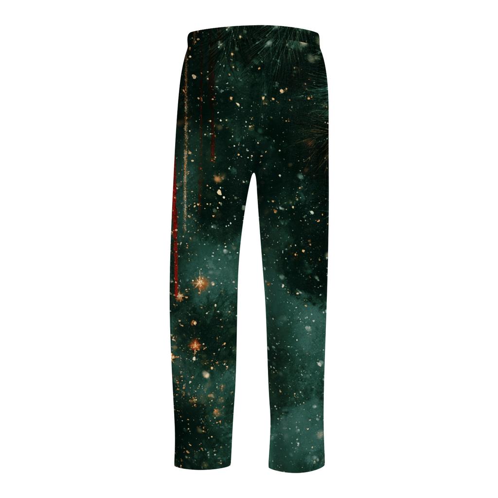 Men's Christmas Printed Pajama Pants for Sleep and Casual Wear