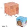 Beech Wood Soma Cube 7-Piece Puzzle Set for Children & Adults - Educational Luban Lock Kongming Cube