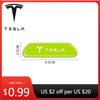 Car Sticker 4PCS Car Door Safety Warning Reflective Mark Sticker Car Sticker for Tesla Model 3 / Y X Center Console Contai