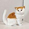 New Lifelike Cat Plush Toys Persian Cat and Tabby Cat Simulated Cat Doll Cute Sitting Cat Animal Plush Model Decor Ornaments