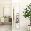 4 Pack Self Adhesive Mirror ,2mm Thick Acrylic Stick On Wall ,removable Mirror Stickers For Home Decoration