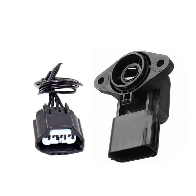 4 Blades Throttle Position Sensor With Connector (TPS) Fits:Ford Lincoln Mercury