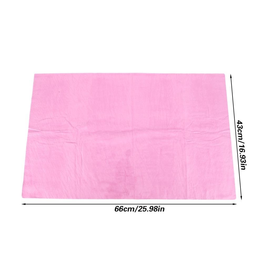 Deerskin Fabric Pet Towel Ultra Absorbent Absorbent Pet Towel Cat Drying Towel Puppy Training розовый