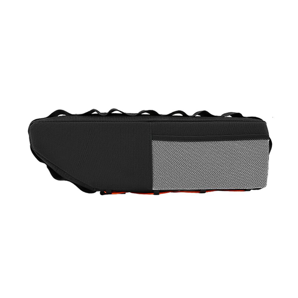 Borsa per Tubo Orizzontale Bici Borsa per Telaio Mountain Bike 2,6L Grande Capacità Impermeabile Tasca Laterale per Snack Accesso Facile Ciclismo