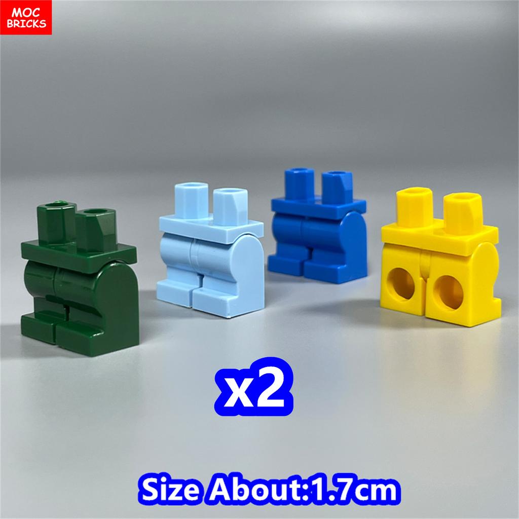 Ungiftig 8 Stück Moc Steine 17mm Hose Bewegliche Kurze Beine 970Cm00 Körperteil Tragen Modell Actionfigur Zusammenbauen Bausteine Spielzeug Geschenke