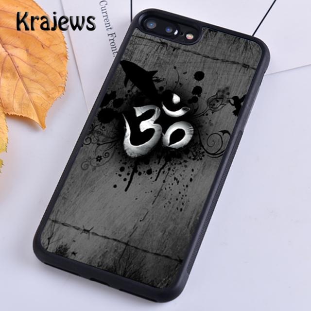 Krajews Aum Om Namaste Symbol Zen Yoga Phone Case Cover For iPhone 14 5 6s 7 8 plus XR XS 11 12 13 pro max Samsung S21 S22ultra