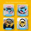 Plastic Steering Wheel Toy for Kids' Pretend Driving Fun on Family Trips Early Learning Educational Toy