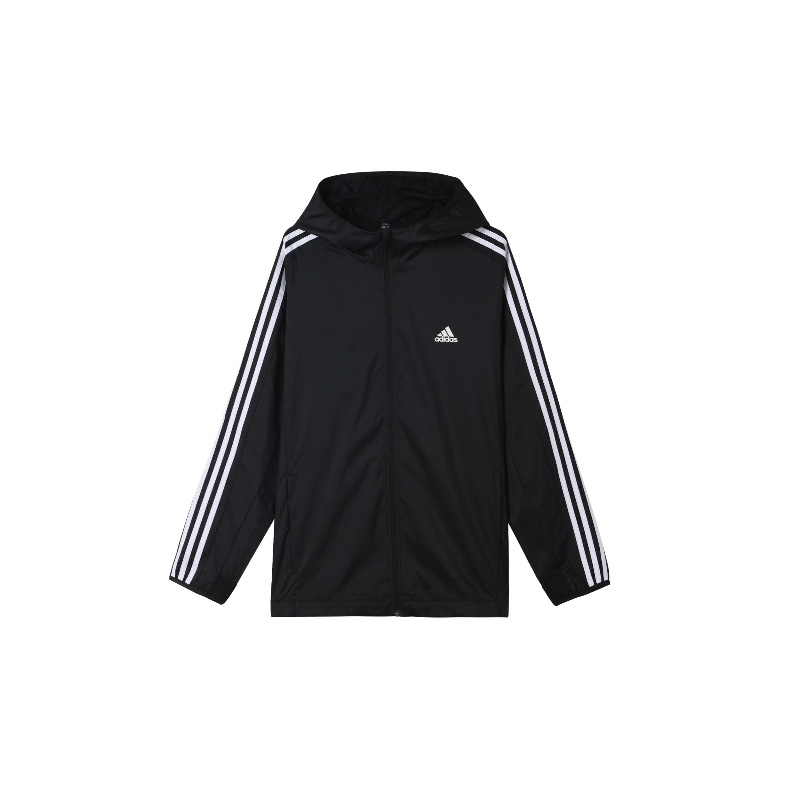 adidas Men s Sport Windbreaker Jacket Black GQ0622 XL
