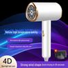 Foldable Negative Ion Hair Dryer with Blue Light for Home, Salon, and Dorm Use